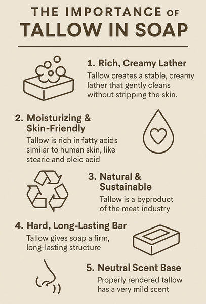 Why Tallow Is the Star Ingredient in Our Soaps